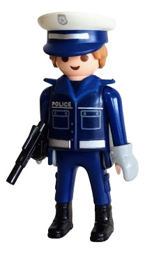 Playmobil Serie 17 Nene Policia Policias Ladron Comisaria