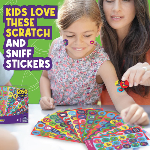Purple Ladybug Pegatinas Para Rascar Y Oler Para Niños