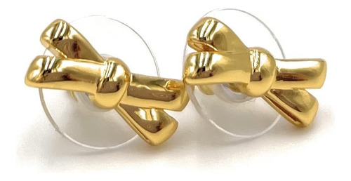 Pendientes Con Doble Lazo Kate Spade New York Dorados