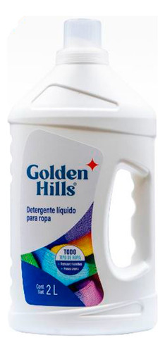 Detergente Liquido Para Ropa Golden Hills 2 Lt