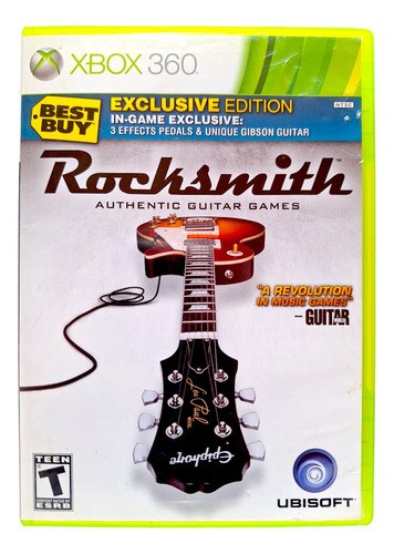 Rocksmith Authentic Guitar Games Xbox 360 (Reacondicionado)