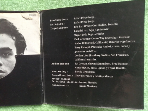 Eam Cd Maxi Single Enrique Iglesias Si Tu Te Vas 1995 Promo (Usado)