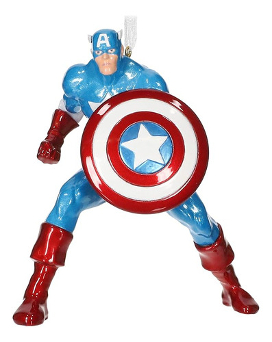 Keepsake Adorno De Navidad 2020 Capitan America Metal 4999qk