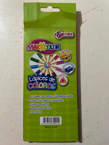 Lápices De Colores Con Aroma