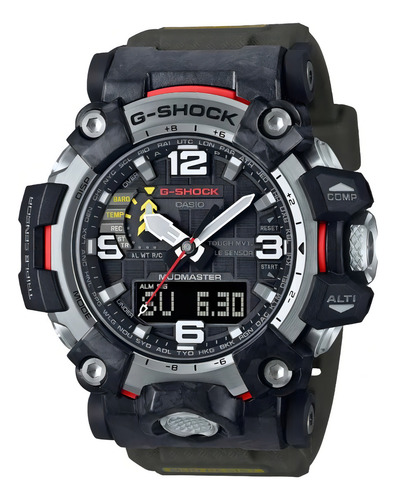 Reloj Casio G-shock Gwg-2000 Para Caballero Correa Verde