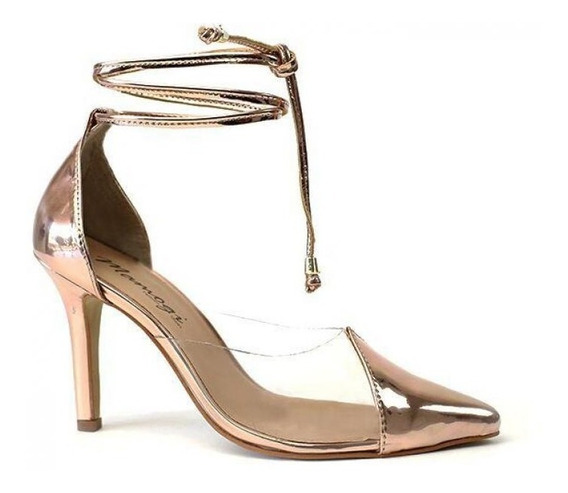 scarpin rose gold