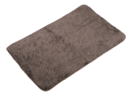 Alfombra Marrón Engrosada Para Baño, Dormitorio Suave