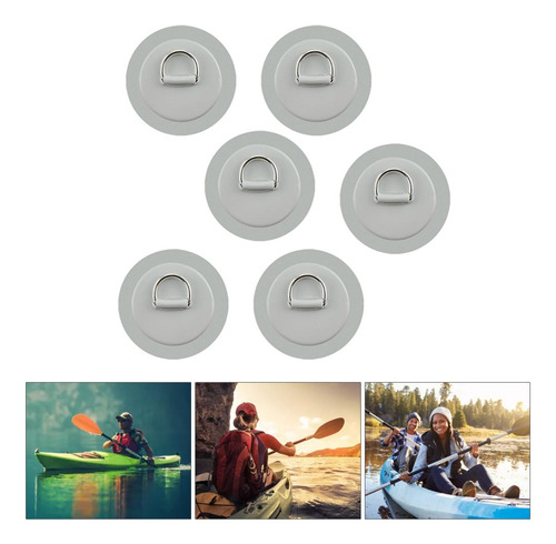 Parche Con Anillos En D, 6 Piezas, Para Bote Inflable De Pvc