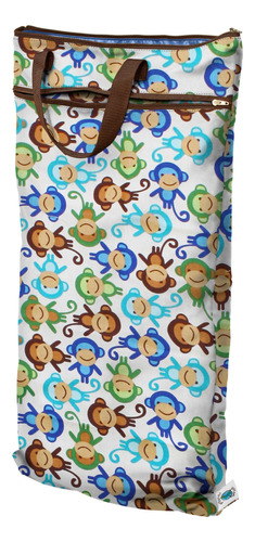 Planet Wise - Bolsa Para Paales Hmedos Y Secos, Monkey Fun