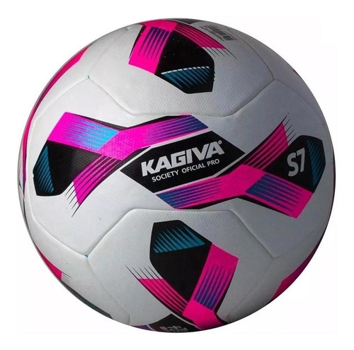 Bola Futebol Society Kagiva S7 Brasil Pro Branco
