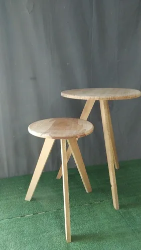 Mesas Redondas De Madera