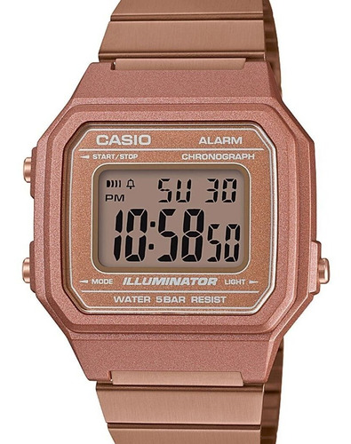 Relógio Casio Feminino Vintage Rose Gold  B650wc-5adf-br