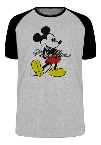 Camiseta Blusa Plus Size Mickey Mouse Rato Antigo Disney