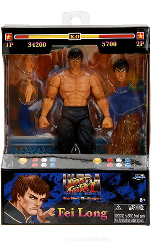 Figura Fei Long Street Fighter Capcom Jada 6 Pulg Ofert!