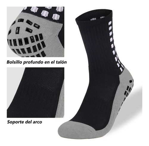 De 8 Pares De Calcetines Deportivos Antideslizantes De