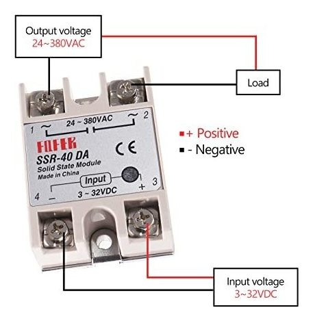 3 Rele Estado Solido Ssr 40da Monofasico Modulo Entrada