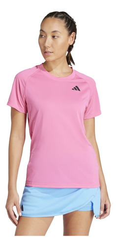 Polo adidas Club Tee Pulse Magenta Mujer