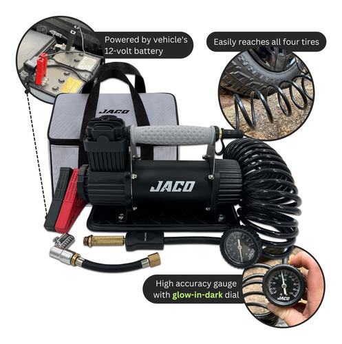 Jaco 4x4 Trailpro Compresor Portátil 3.5 Cfm 12v