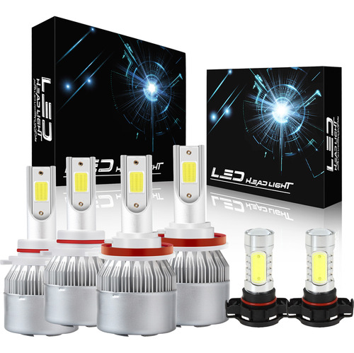 Kit De Faros Led Para Chevrolet Silverado 1500 2500 Hd 2010