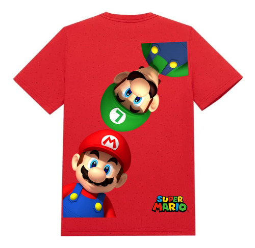 Camiseta Mario Bros Pelicula Personalizada