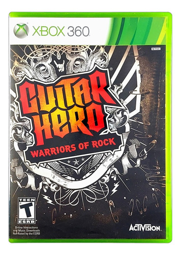 Guitar Hero Warriors Of Rock Original Xbox 360 Mídia Física