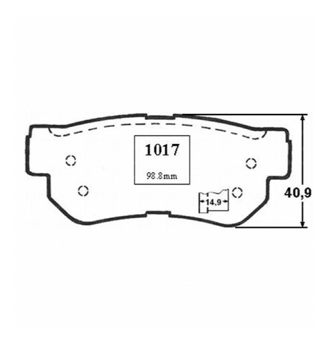 Pastillas Freno Hyundai Santa Fe 2.0 2002 - D4ea Die Crdi