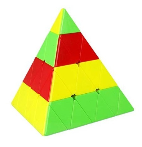 Qiyi Master Pyraminx 4x4x4 Colorido Piramide Mágica Puzzle