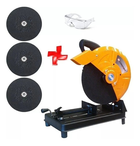 Imagen 1 de 10 de Sierra Cortadora Sensitiva Lusqtoff 355mm 2.7hp Faena Srl