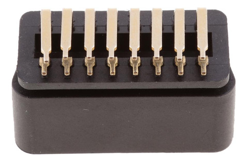 6 Adaptador Obdii Para Conector De 16 Polos Con Ángulo De