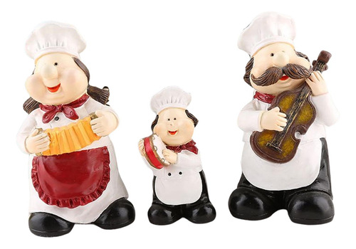 Figuras De Estatua De Chef, Adornos De Resina, Escultura,