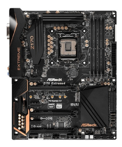 Placa Mãe Asrock Z170 Extreme4 + Ddr4 Lga 1151