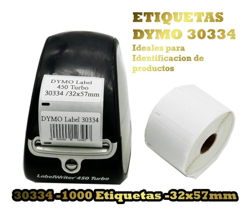 Etiquetas Térmicas 57x32mm Zebra Dymo (mil) Importadas