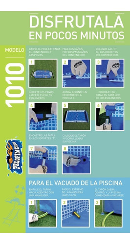 Imagen 5 de 8 de Pileta Piscina De Lona Pelopincho 1010. 1.55 X 1.07 X 0.30