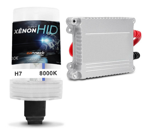 Kit Xenon Moto Slim H7 8000k