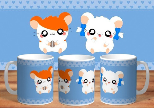 Taza - Tazón De Ceramica Sublimada Anime: Hamtaro