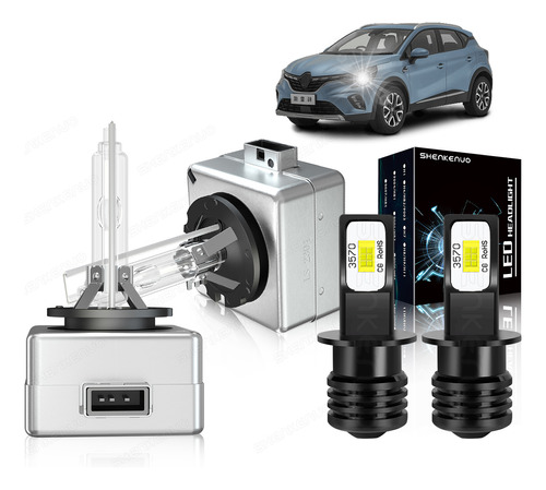 Xenón Faros D1s Y Antiniebla Para Seat Altea 2005-2010