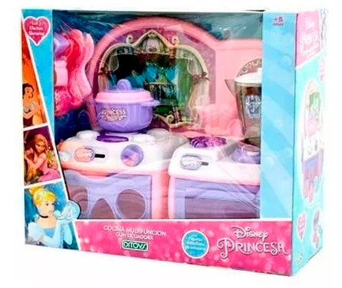 Cocina Multifunción Con Licuadora Princesas Disney Ditoys