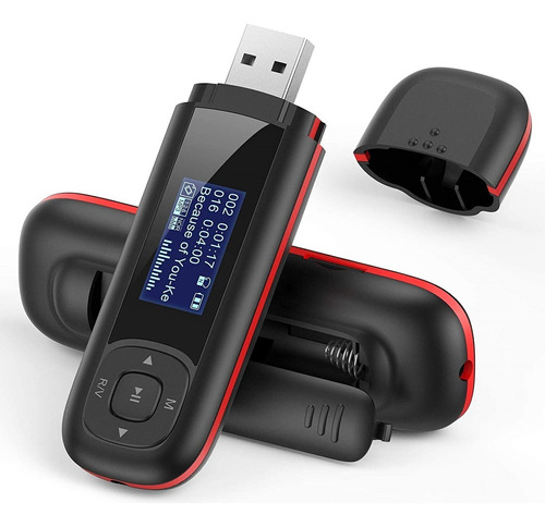 Usb Stick Agptek U3 Reproductor De Mp3, Radio Fm De 8gb