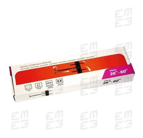Imagen 5 de 8 de Soporte Tv Techo Pared Ajustable 26 A 60