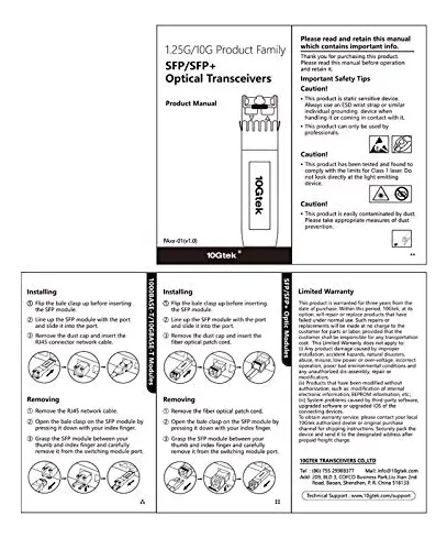 Transceptor Sfp 1.25g 850nm Mmf - Pack De 2 Unidades