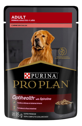 Alimento Humedo Pro Plan Perro Optihealth Carne (24 Pzas)