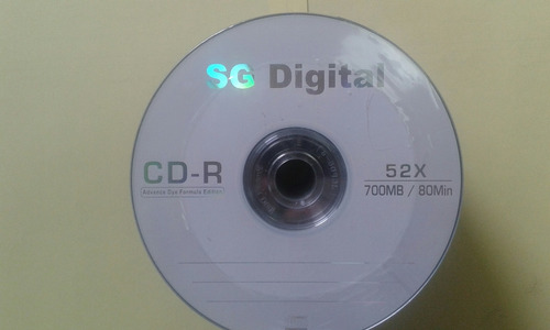Cd Virgen Sg Digital Paquetes De 50 Unidades C/logo