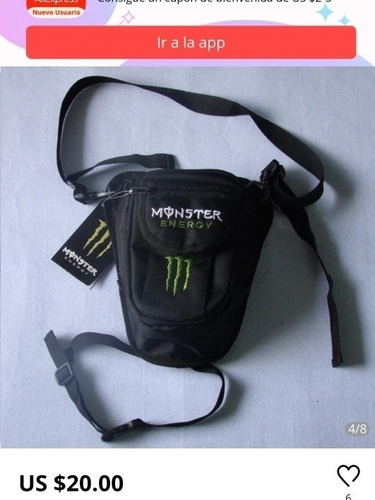Imagen 3 de 10 de Bolso De Pierna O Muslera Para Motorizado