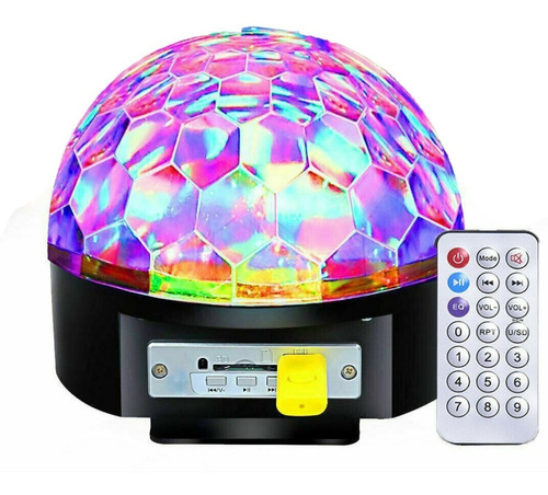 Bola De Luces Colores Parlante Bluetooth +pendrive + Control