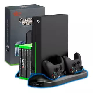Base Cargador Stand Ventilador Cooler Para Xbox One X