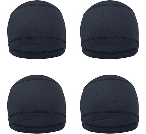 Paquete De 4 Gorras De Calavera Para Ciclismo, Forro De...