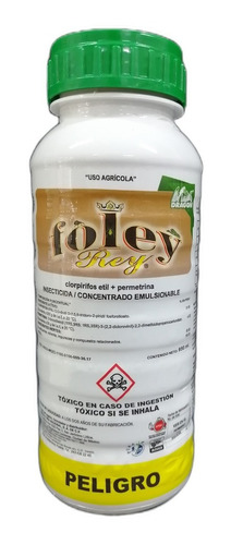 3pza Foley Rey Lt. Insecticida Clorporifos Etil + Permetrina