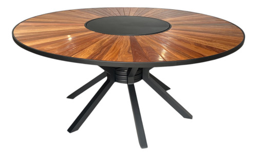 Conjunto Externo Mesa E Cadeiras 6 Lugares Em Corda Náutica