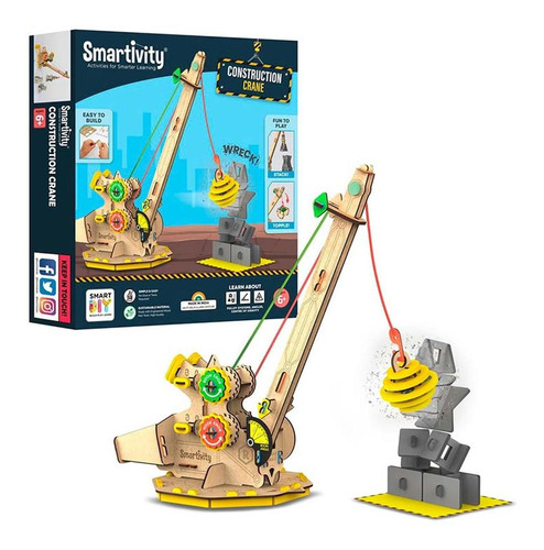 Grua De Construccion Para Amar Puzzle 3d Stem Smartivity