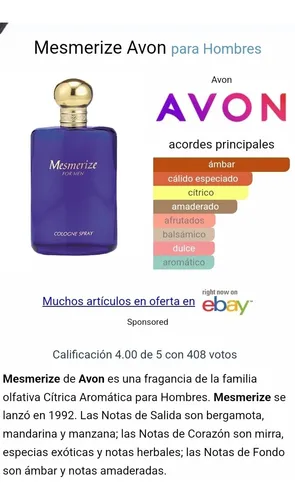 Perfume mesmerize hombre new arrivals